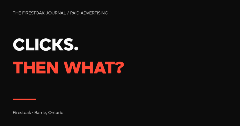 Firestoak journal: Getting clicks from Google Ads but few qualified leads